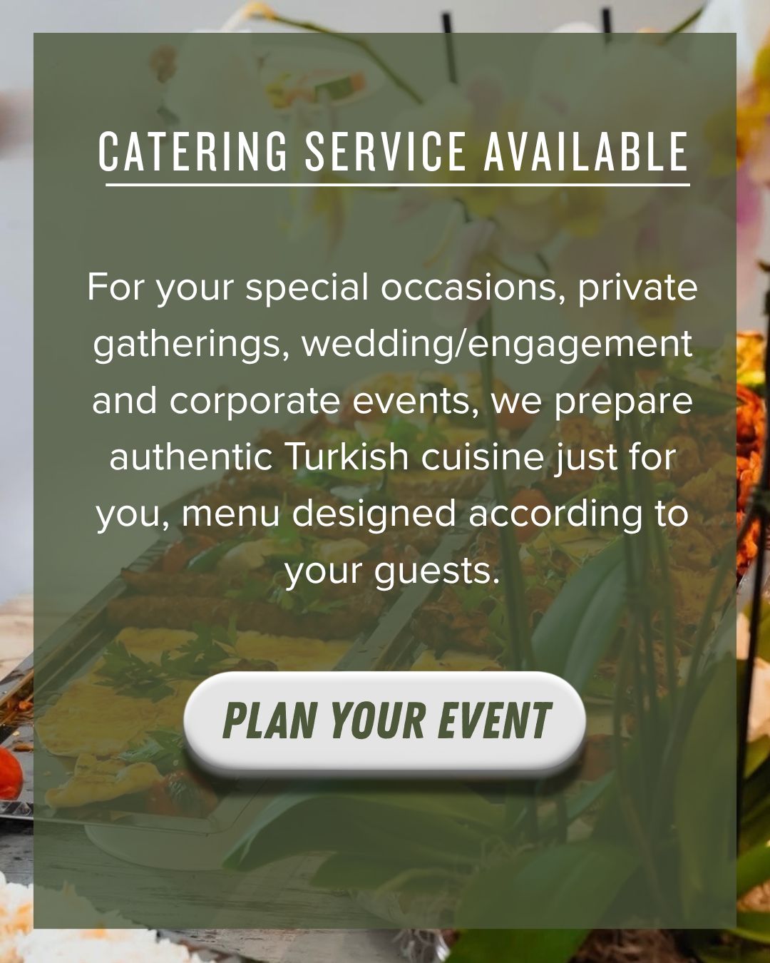 Plan your event with us